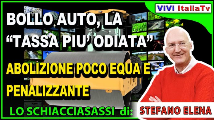 NEW COPERTINA ABOLIZIONE BOLLO AUTO bollo auto